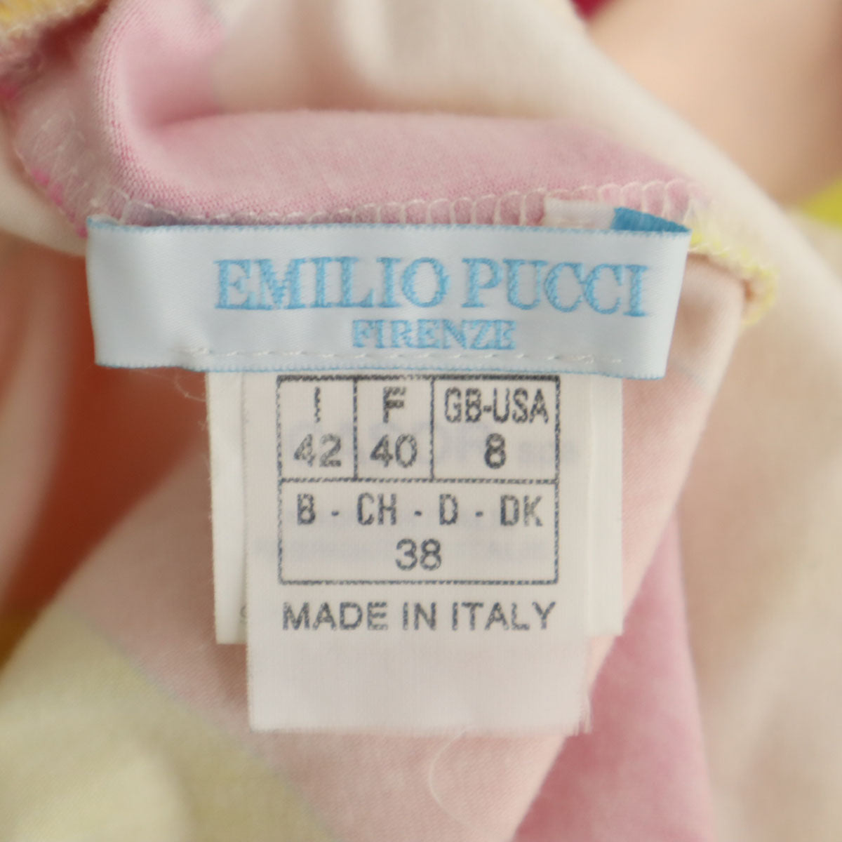 Emilio Pucci エミリオプッチ イタリア製 総柄 レギンス 42 マルチ レディース