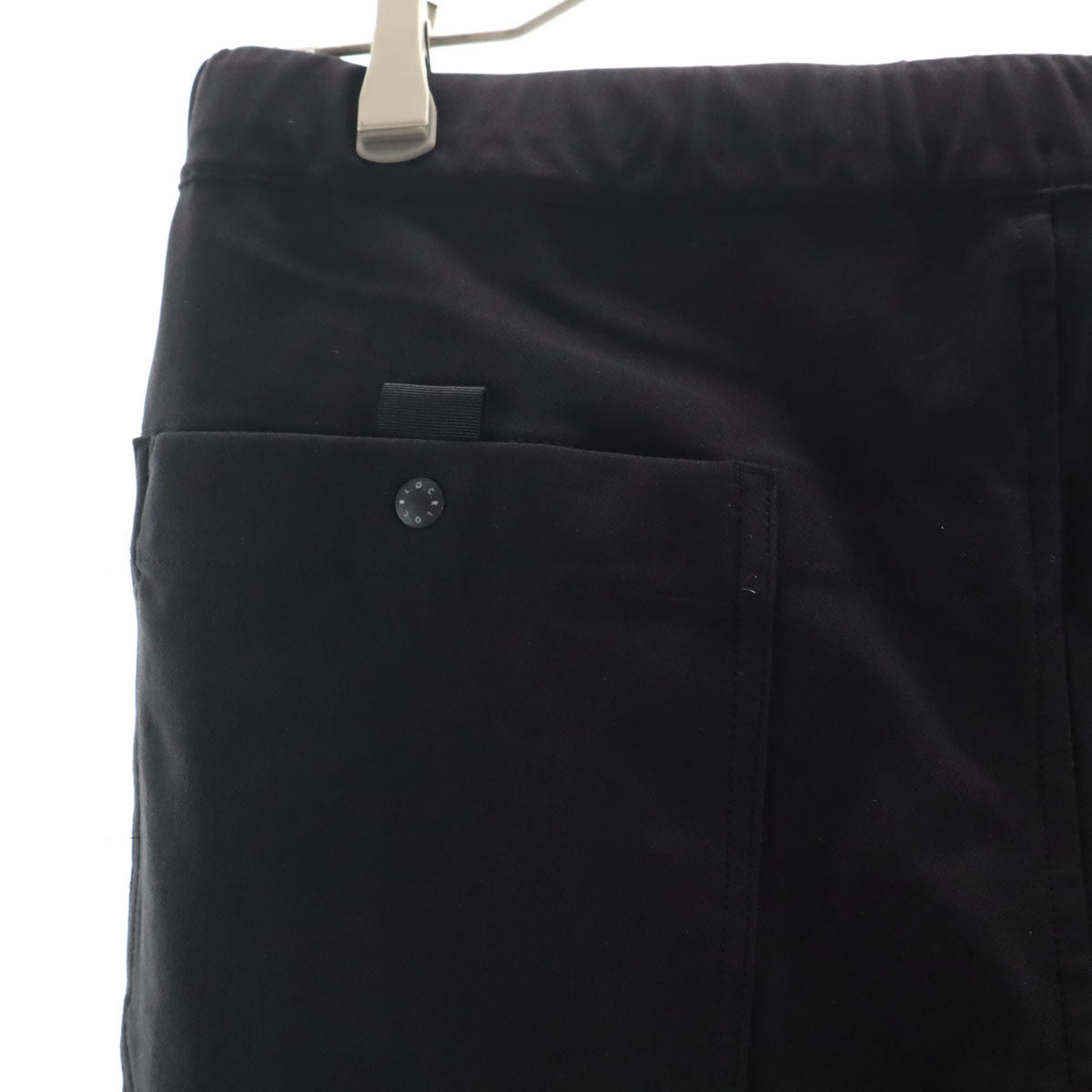 O- オー 日本製 ストレッチパンツ L ブラック メンズ