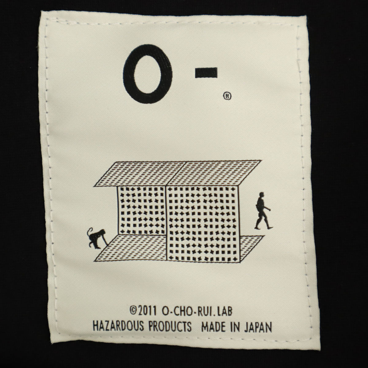 O- オー 日本製 ストレッチパンツ L ブラック メンズ