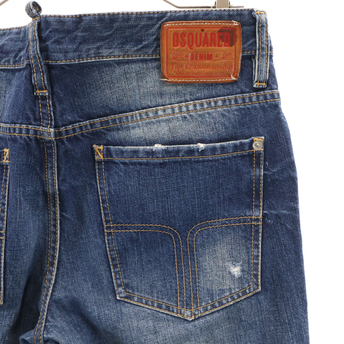 DSQUARED2 ディースクエアード イタリア製 デニムパンツ 46 ウォッシュブルー ジーンズ メンズ