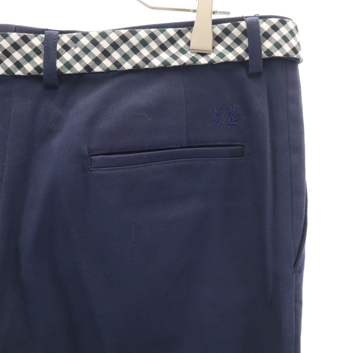 未使用 FRED PERRY フレッドペリー ストレッチパンツ L ネイビー メンズ