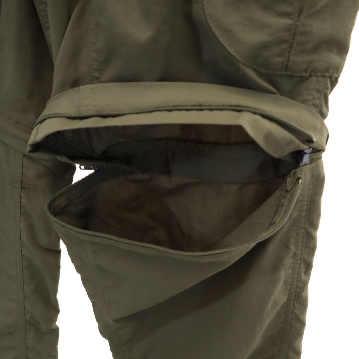 THE NORTH FACE ノースフェイス 2WAY カーゴパンツ XS カーキ アウトドア ポケッタブル レディース