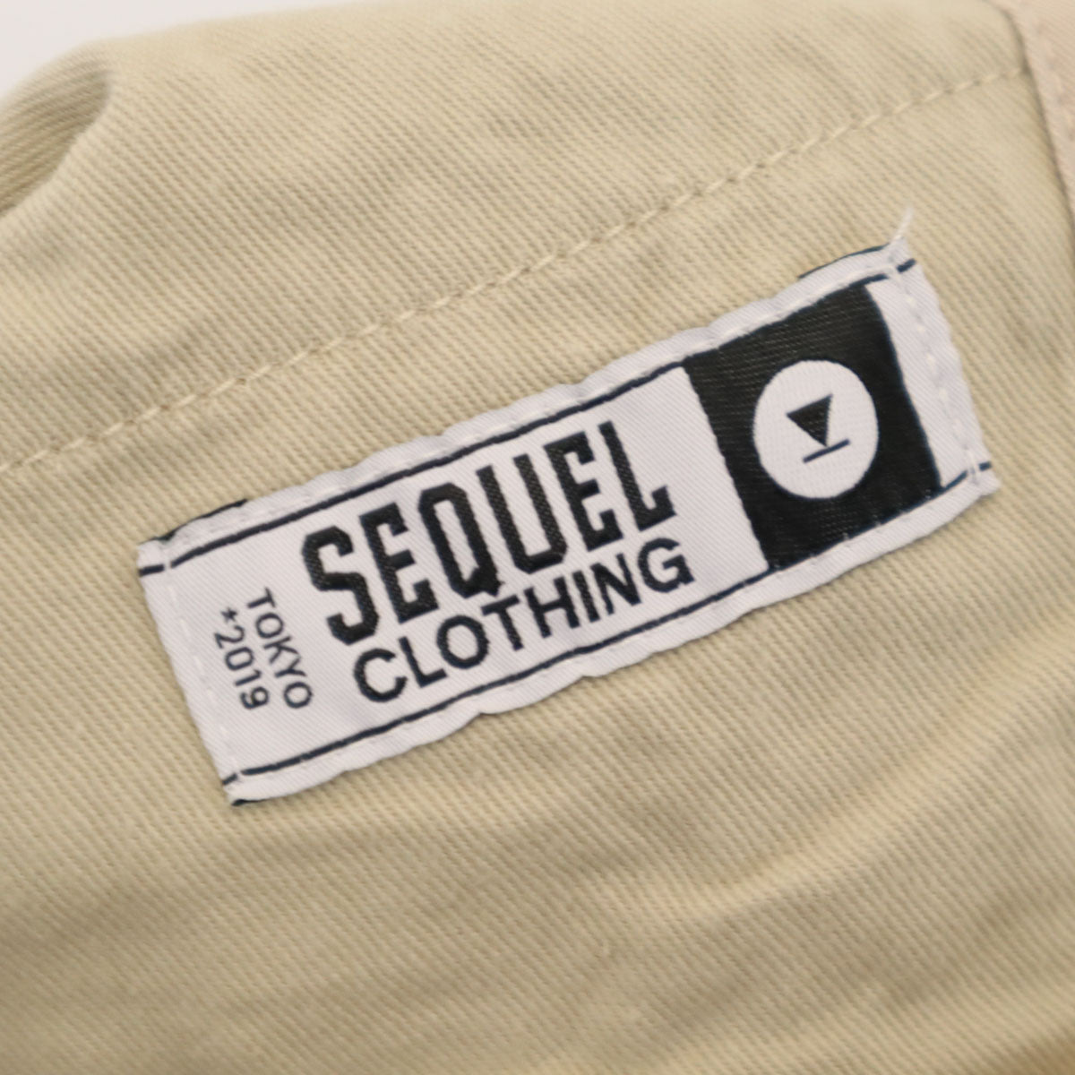 SEQUEL シークエル 日本製 テーパード チノパンツ L ベージュ メンズ