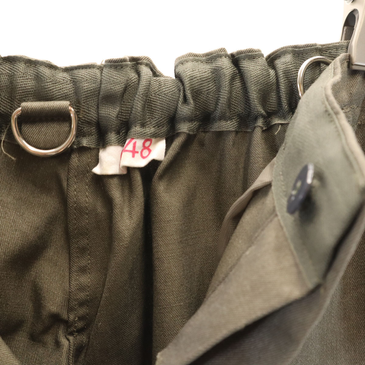 EAST GERMANY ARMY 東ドイツ軍 80s ヴィンテージ カーゴパンツ g48 オリーブ系 メンズ