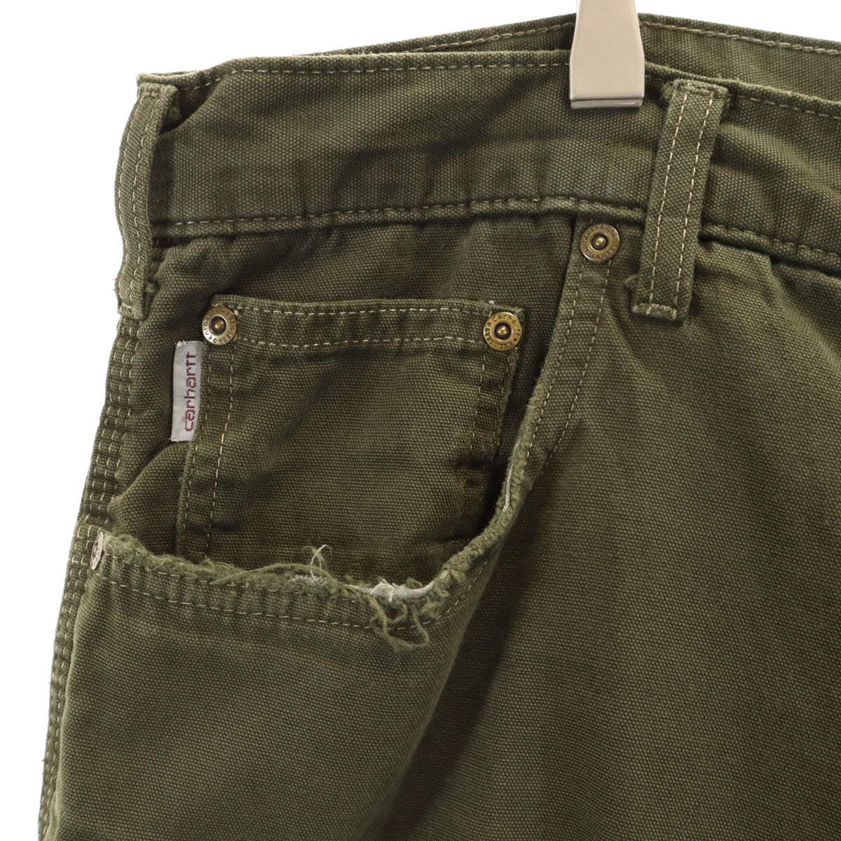 Carhartt カーハート B159 ペインターパンツ W42 カーキ ワーク ビッグサイズ メンズ