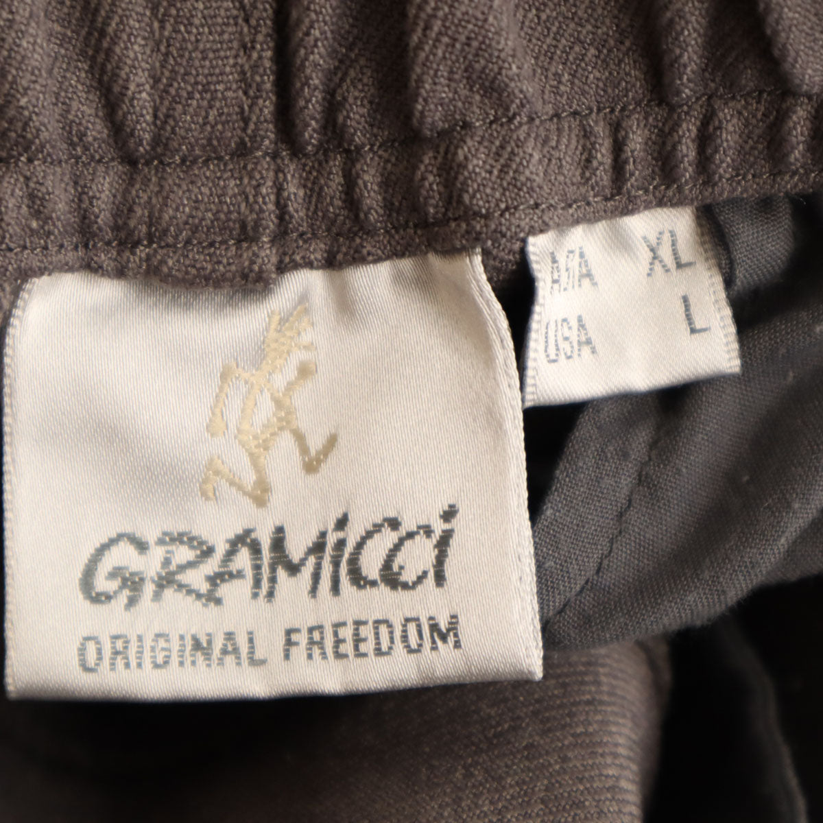 Gramicci グラミチ ウール ライク スラックスパンツ XL グレー アウトドア メンズ
