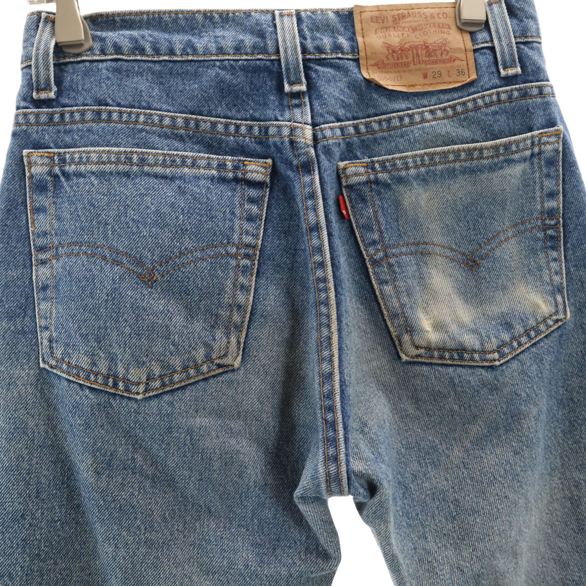 Levi's リーバイス 90s 505-0217 USA製 オールド デニムパンツ W29 ウォッシュブルー ジーンズ メンズ