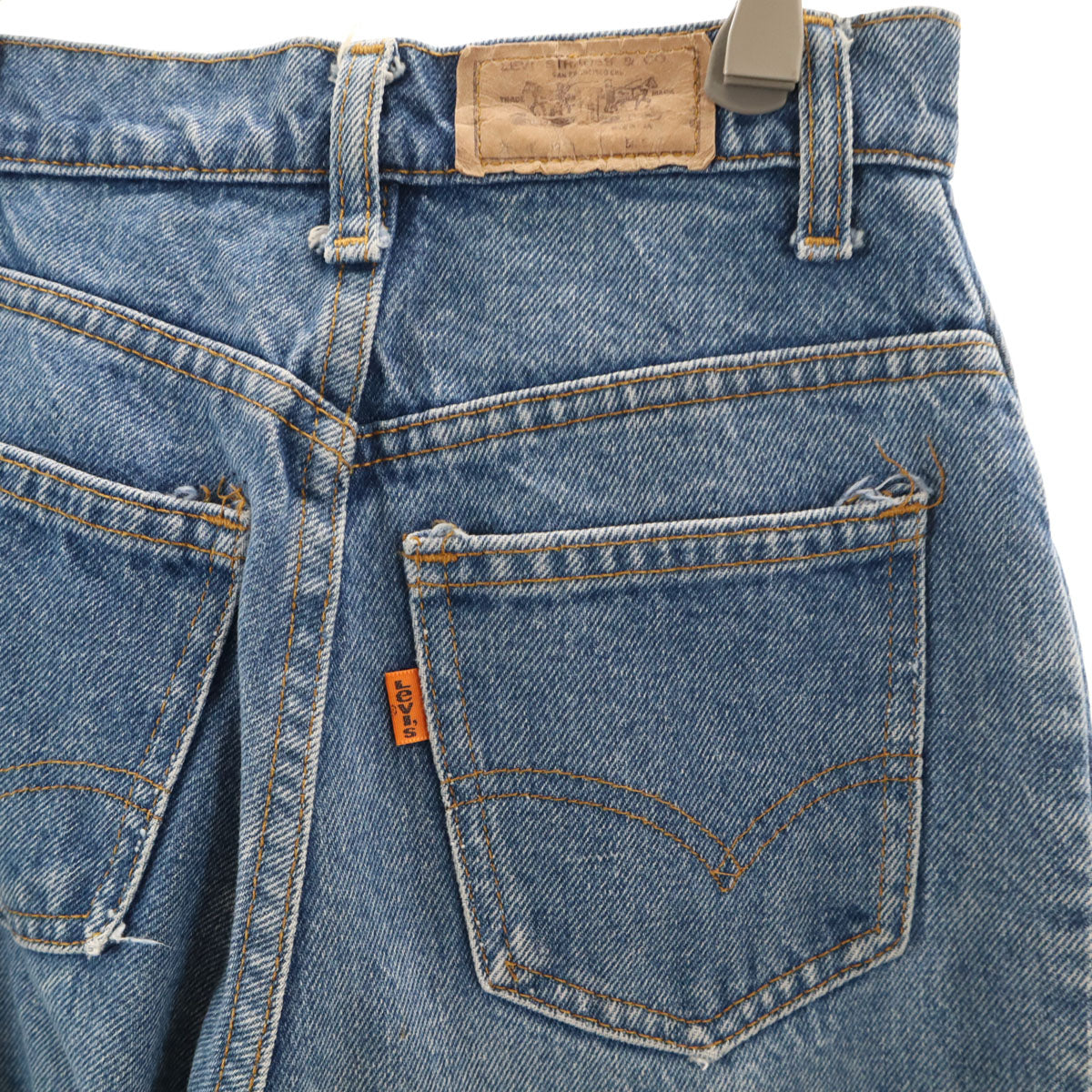 Levi's リーバイス 70s 1979年 USA製 オレンジタブ ヴィンテージ デニムパンツ 7 ウォッシュブルー ジーンズ レディース