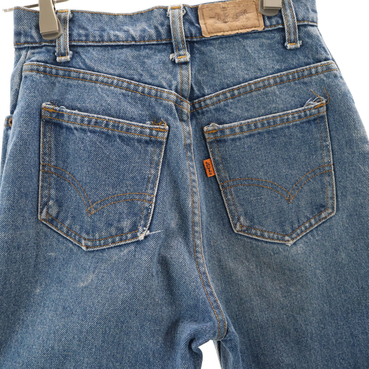 Levi's リーバイス 70s 1979年 USA製 オレンジタブ ヴィンテージ デニムパンツ 7 ウォッシュブルー ジーンズ レディース