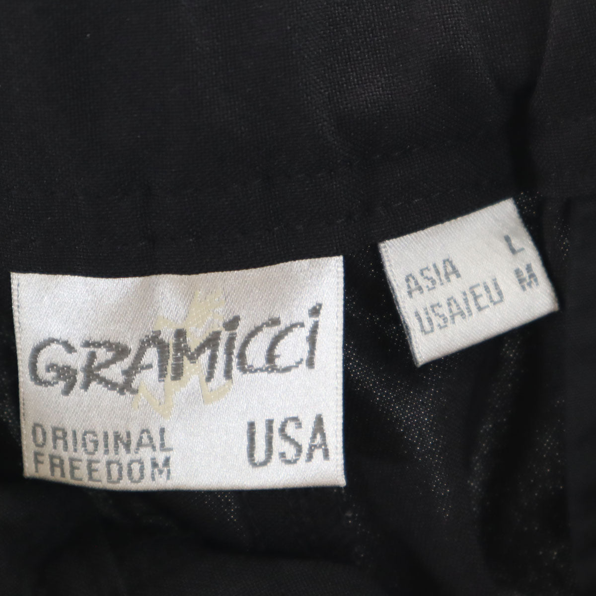 Gramicci グラミチ URBAN RESEARCH アーバンリサーチ別注 ウーリートロピカル テーパードパンツ L ブラック アウトドア メンズ