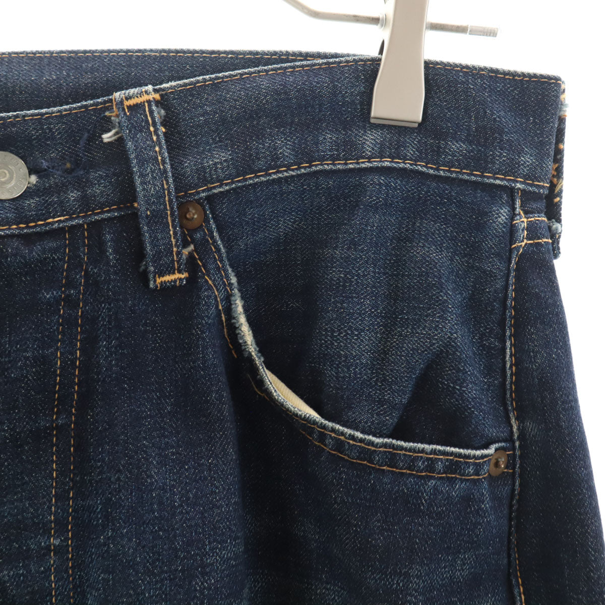 Levi's リーバイス 501XX 日本製 ビッグE ストレートデニムパンツ W35 インディゴ ジーンズ 赤耳 シンチバック メンズ