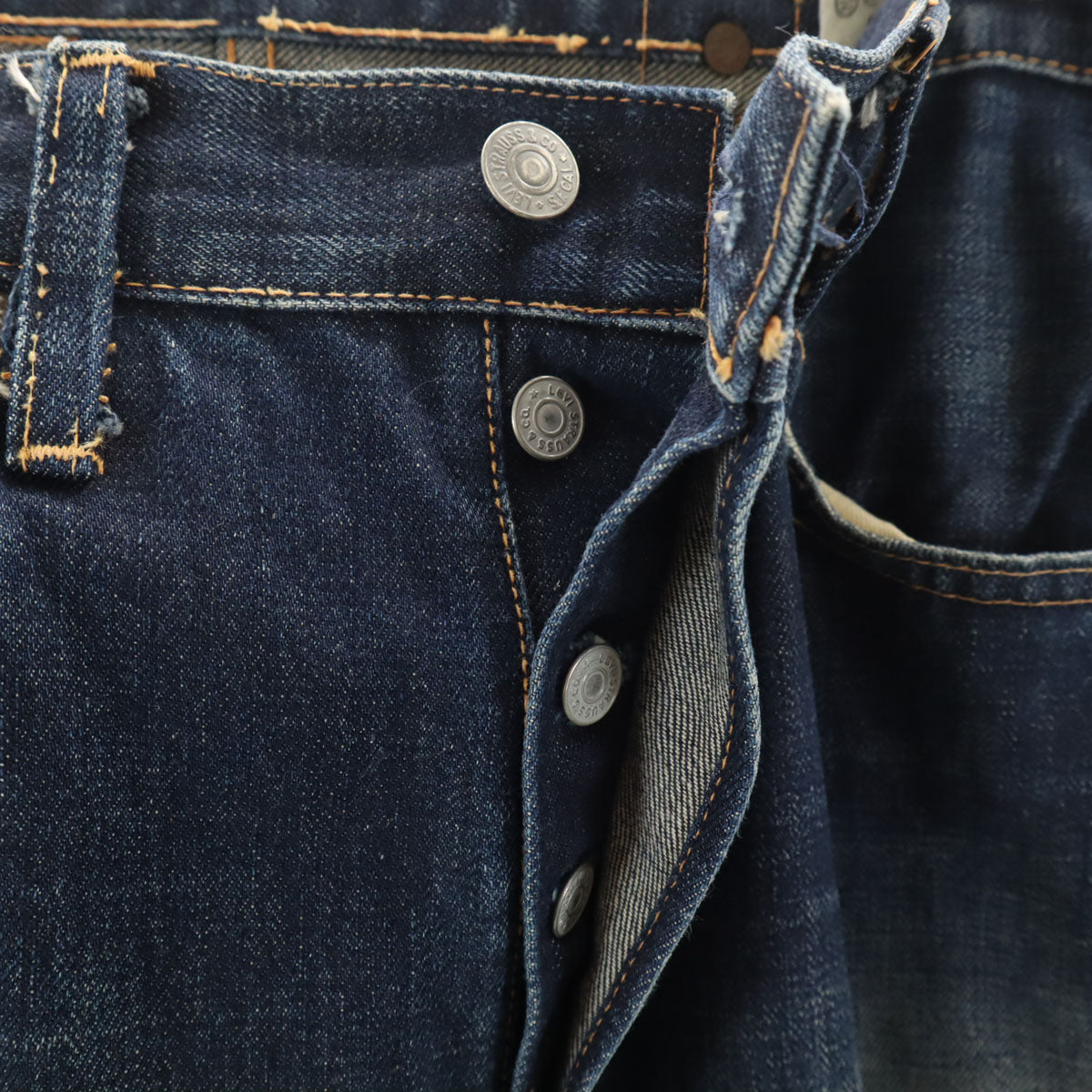 Levi's リーバイス 501XX 日本製 ビッグE ストレートデニムパンツ W35 インディゴ ジーンズ 赤耳 シンチバック メンズ