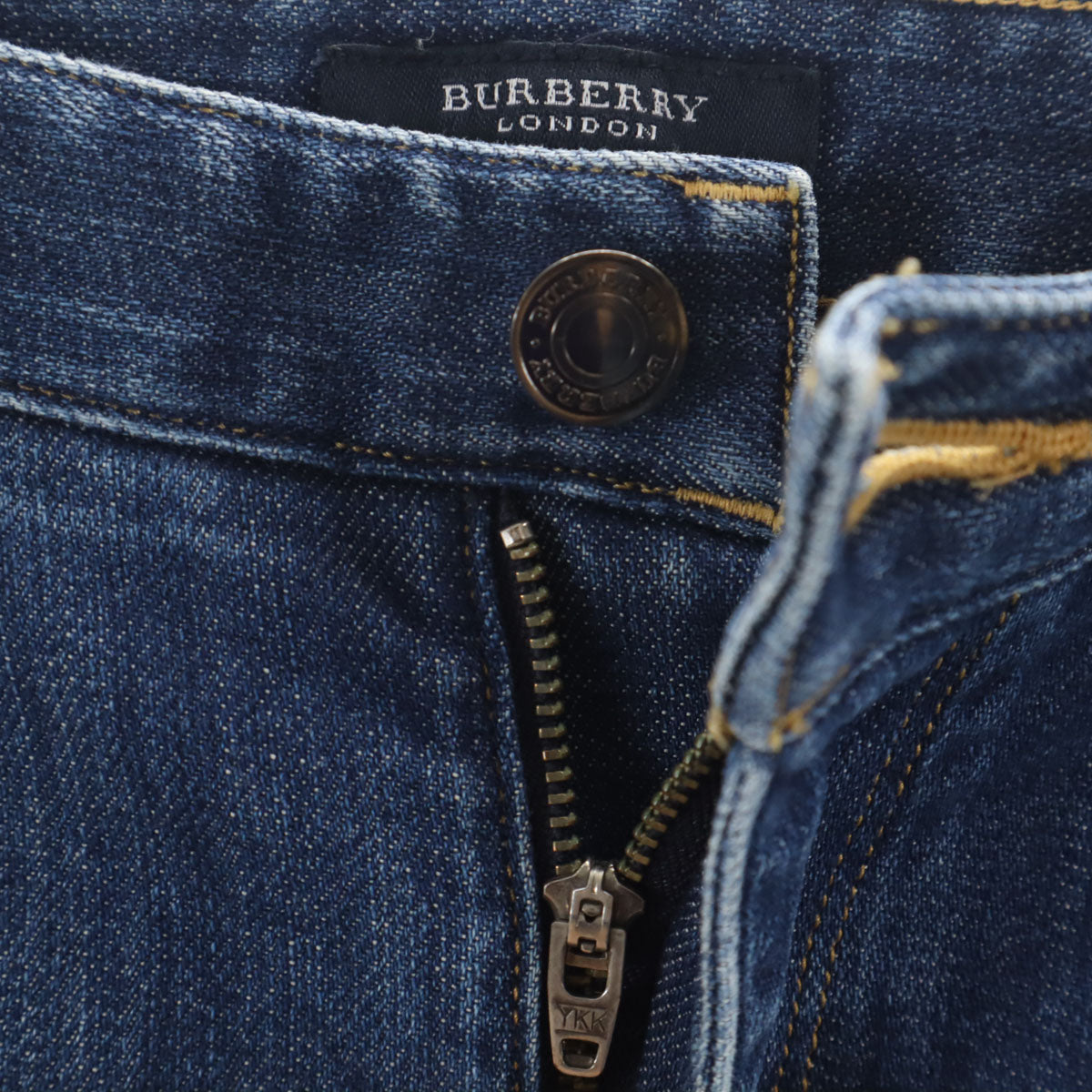 BURBERRY LONDON バーバリーロンドン デニムパンツ 38 ウォッシュブルー 三陽商会 ジーンズ レディース