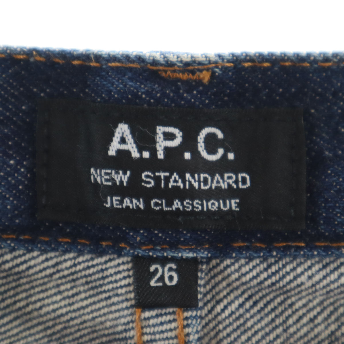 A.P.C. アーペーセー スリムデニムパンツ W26 ウォッシュブルー ジーンズ レディース