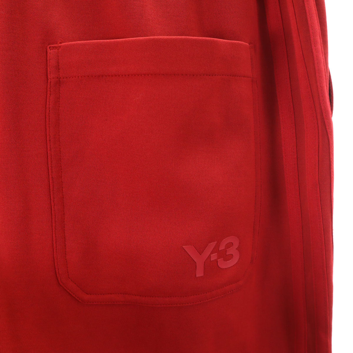 Y-3 ワイスリー サルエル トラックパンツ M レッド ヨウジヤマモト メンズ