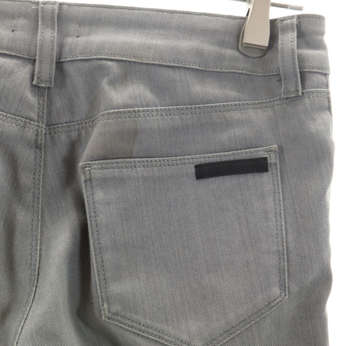 PRADA プラダ スリムパンツ W26 グレー レディース