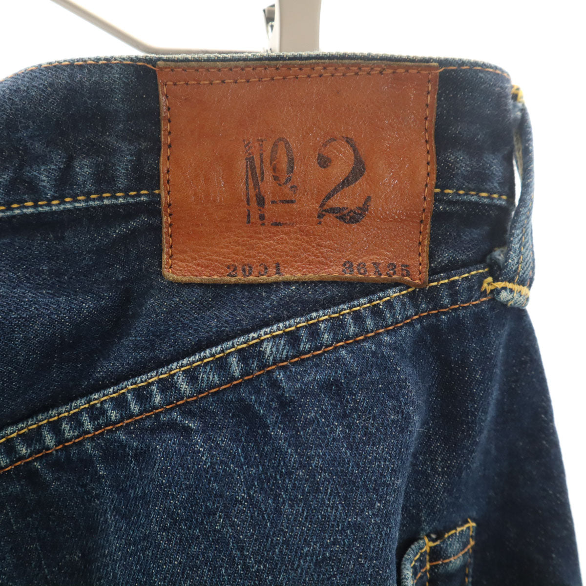 EVISU エヴィス LOT 2001 No.2 日本製 大黒 デニムパンツ W36 インディゴ ジーンズ メンズ