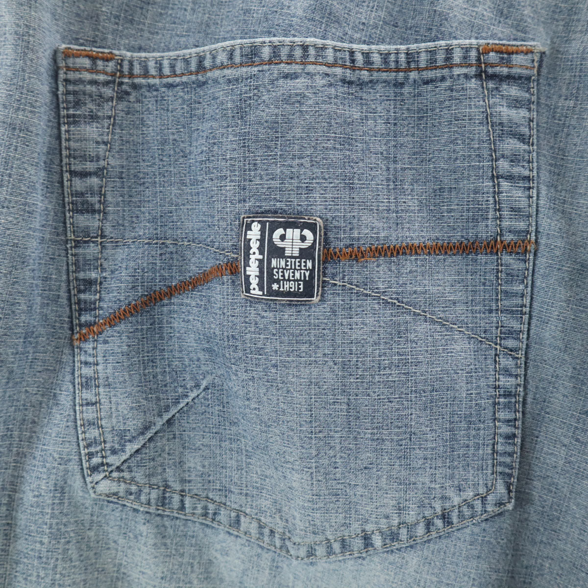 pellepelle ペレペレ 90s 00s オールド ワイドデニムパンツ W38 ジーンズ ビックサイズ メンズ