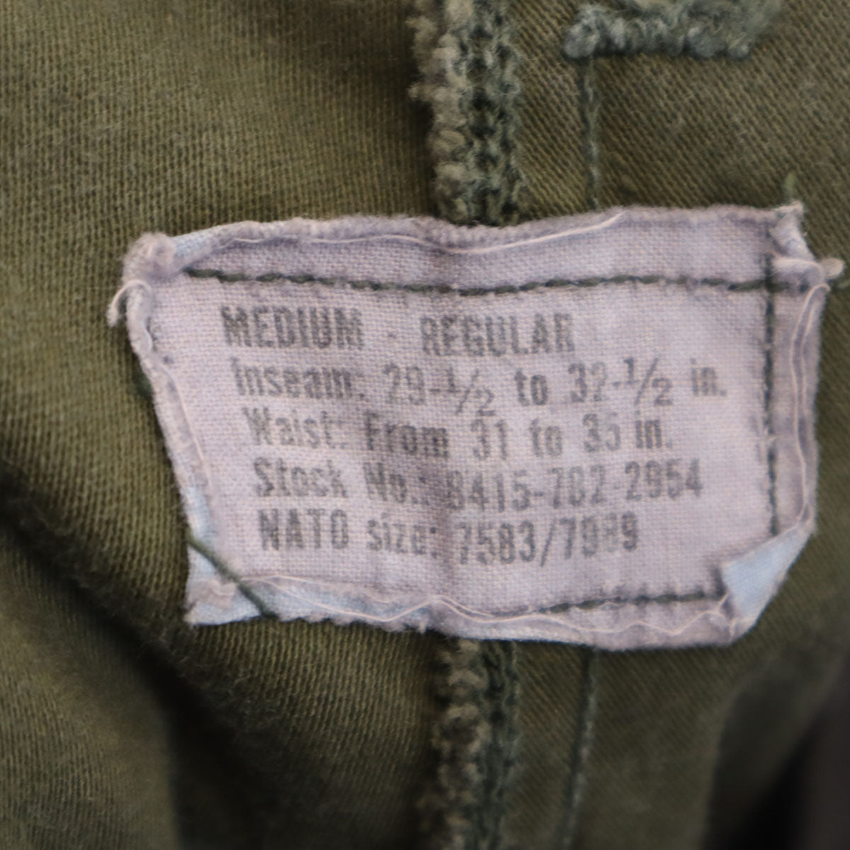US ARMY アメリカ軍 70s M65 DSA ヴィンテージ カーゴパンツ M カーキ ミリタリー メンズ