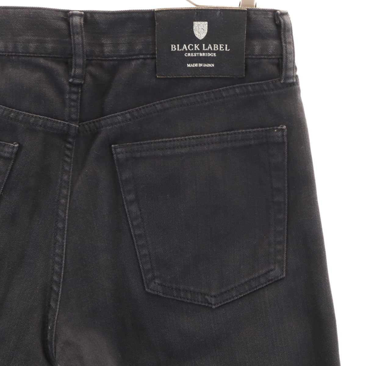 BLACK LABEL CRESTBRIDGE ブラックレーベルクレストブリッジ 日本製 ロングパンツ 73 ブラック メンズ