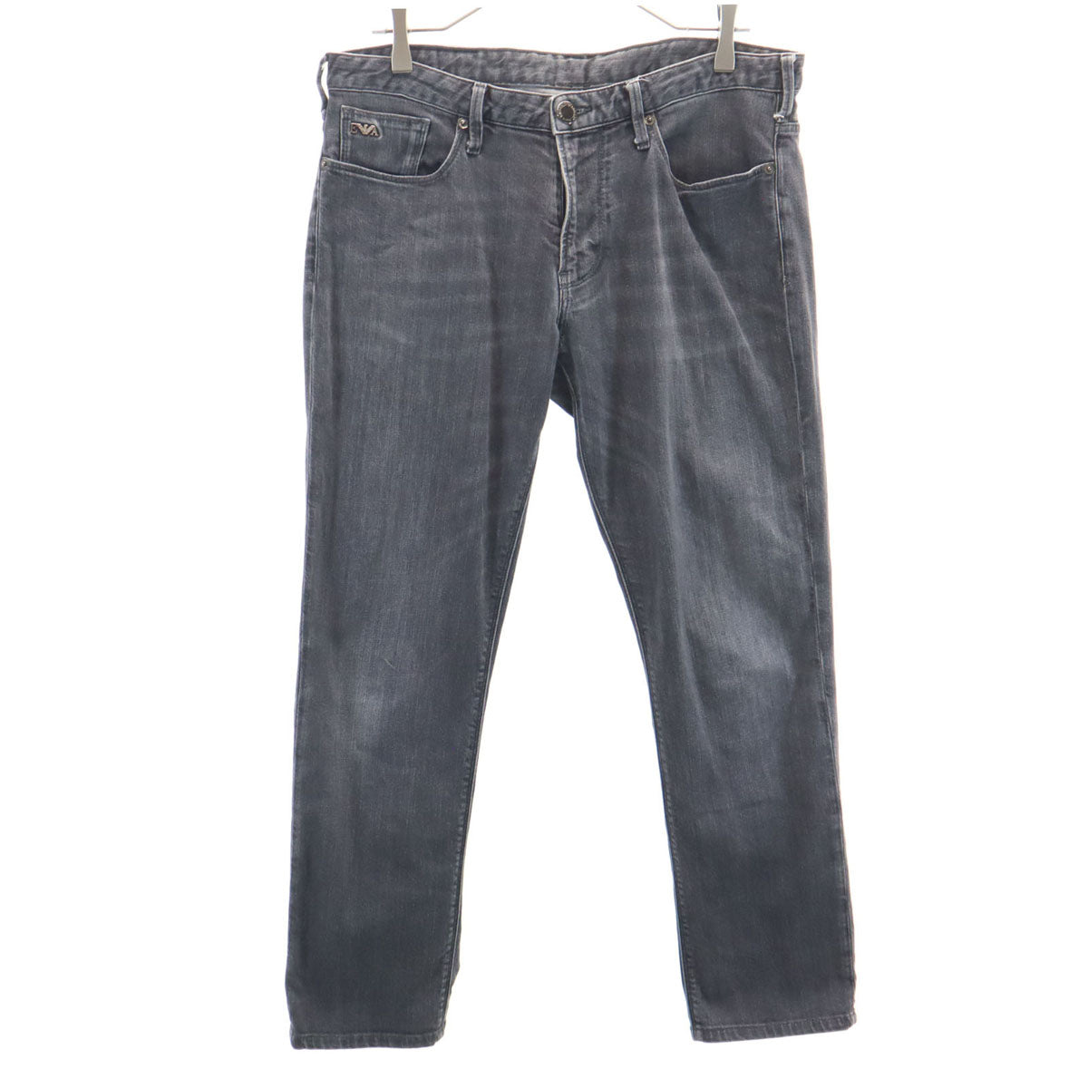 Emporio Armani エンポリオアルマーニ ESSENTIAL デニムパンツ W34 ブラック ジーンズ メンズ