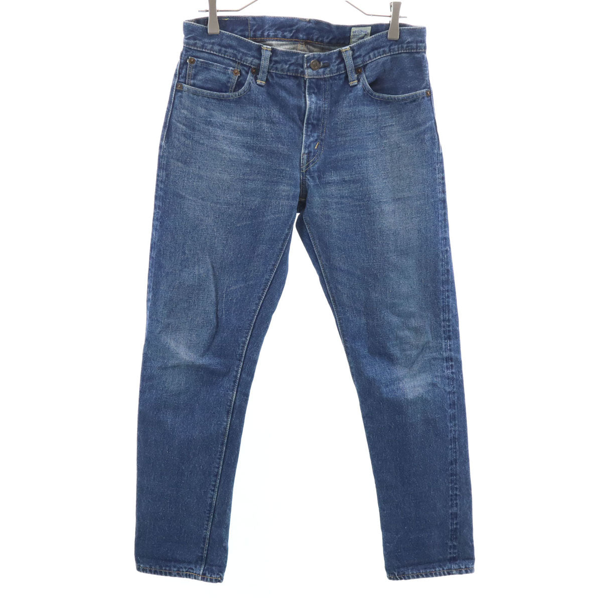 orSlow オアスロウ 日本製 テーパードデニムパンツ L ウォッシュブルー ジーンズ メンズ