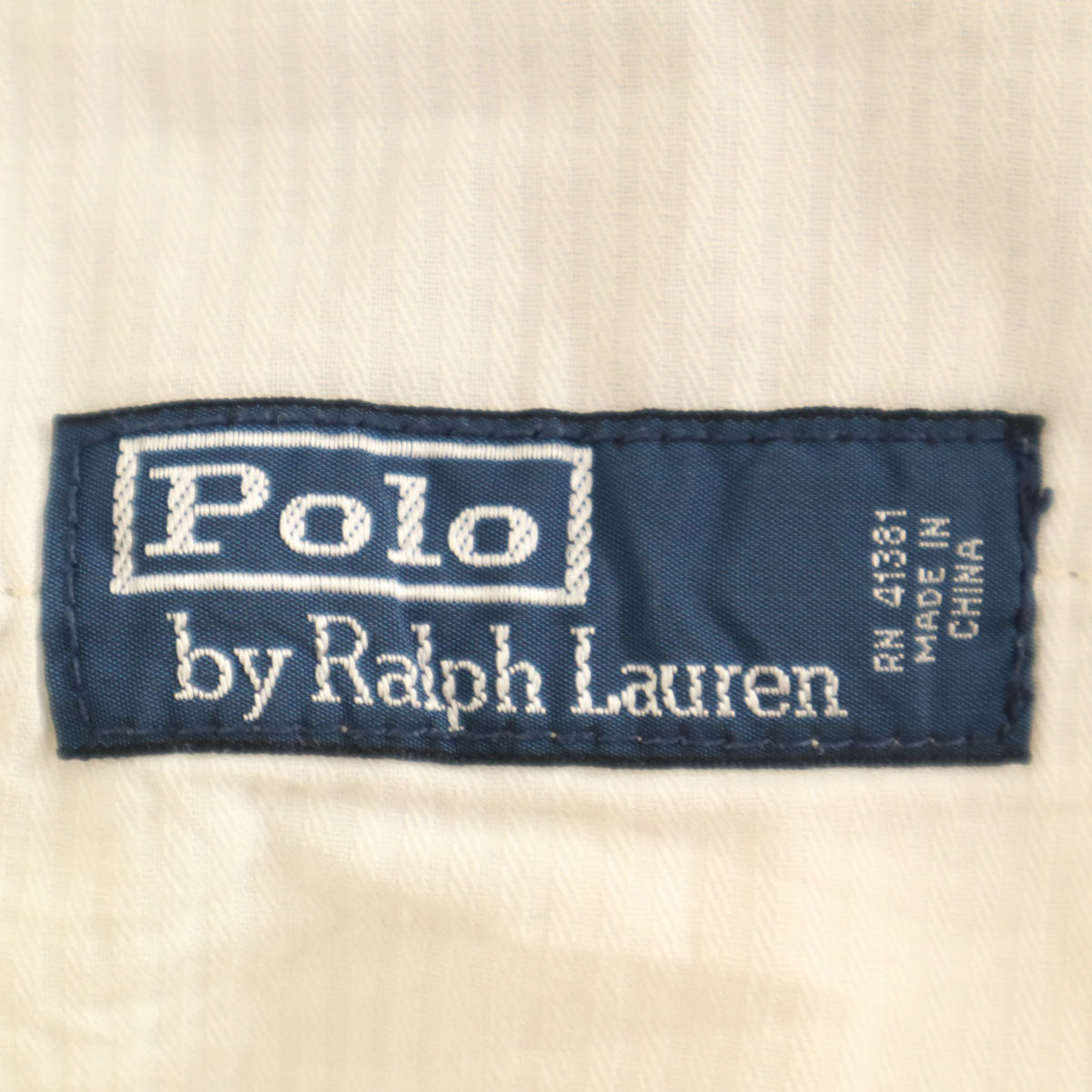 Polo by Ralph Lauren ポロバイラルフローレン エンブレム刺繍 チノパンツ W34 ベージュ メンズ