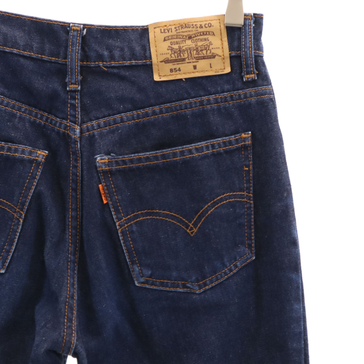 Levi's リーバイス 90s オレンジタブ 854 オールド ハイウエスト デニムパンツ W29 ネイビー系 ジーンズ メンズ