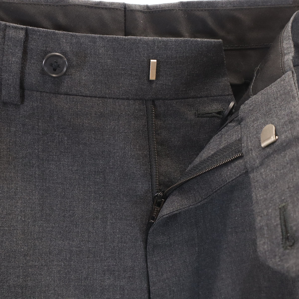 未使用 346 BROOKS BROTHERS 346 ブルックスブラザーズ スラックスパンツ W32 チャコールグレー メンズ