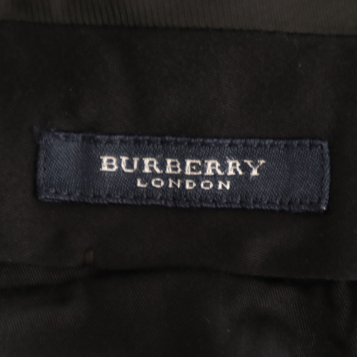 BURBERRY LONDON バーバリーロンドン 日本製 ハウンドトゥース柄 スラックスパンツ 82 チャコールグレー 三陽商会 千鳥格子 メンズ