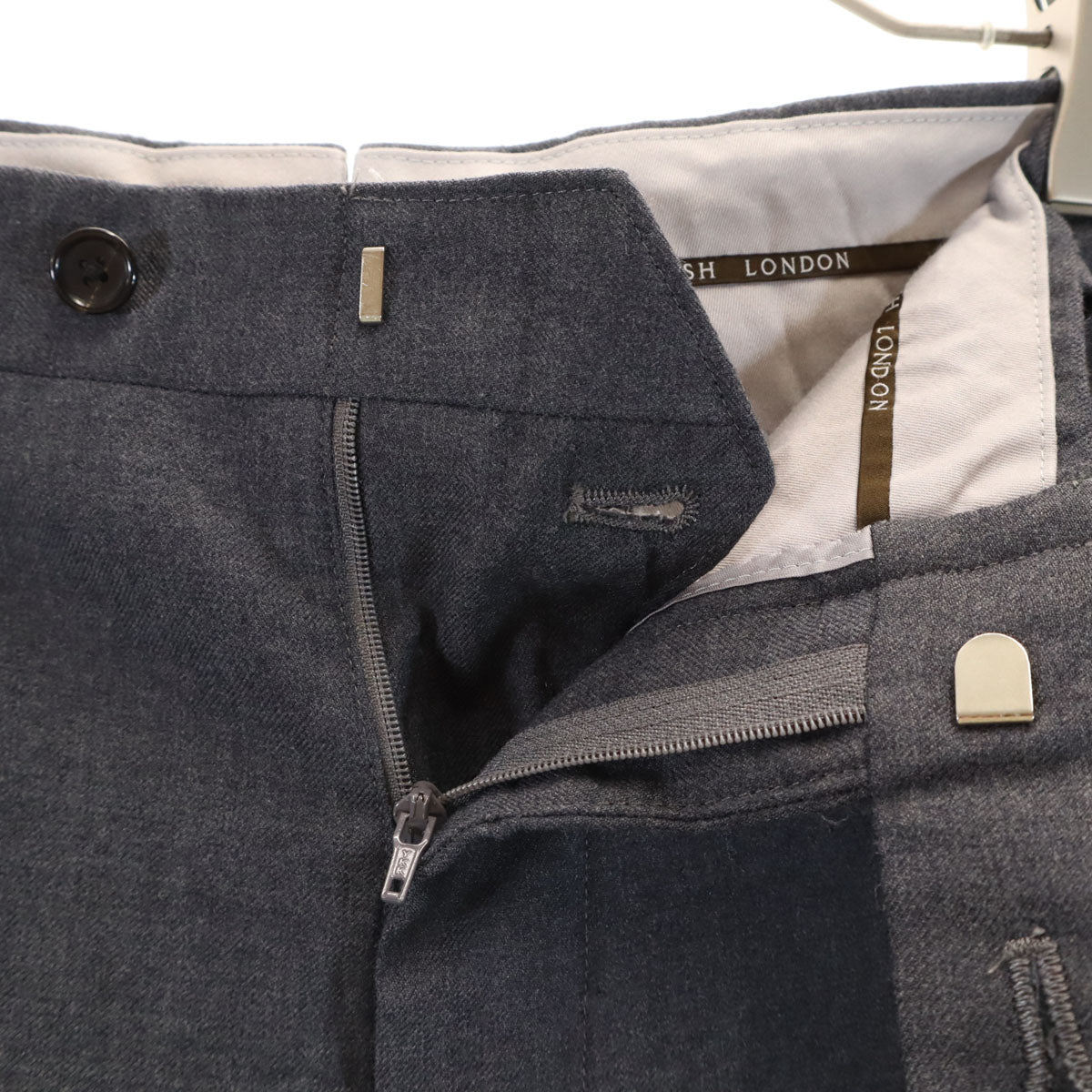 MACKINTOSH LONDON マッキントッシュロンドン 日本製 スラックスパンツ 85 チャコールグレー メンズ