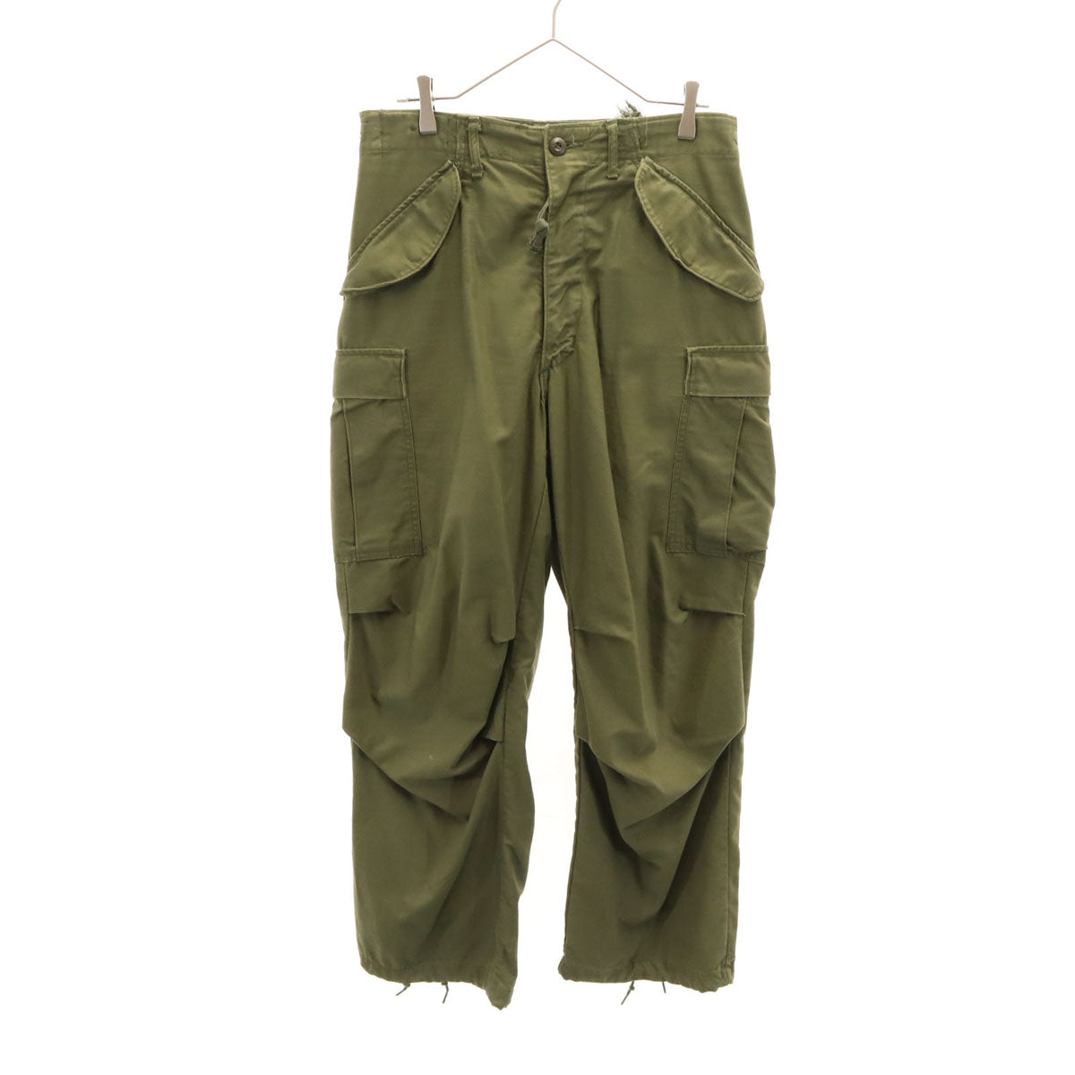US ARMY アメリカ軍 70s DSA M65 ヴィンテージ カーゴパンツ S カーキ ミリタリー メンズ