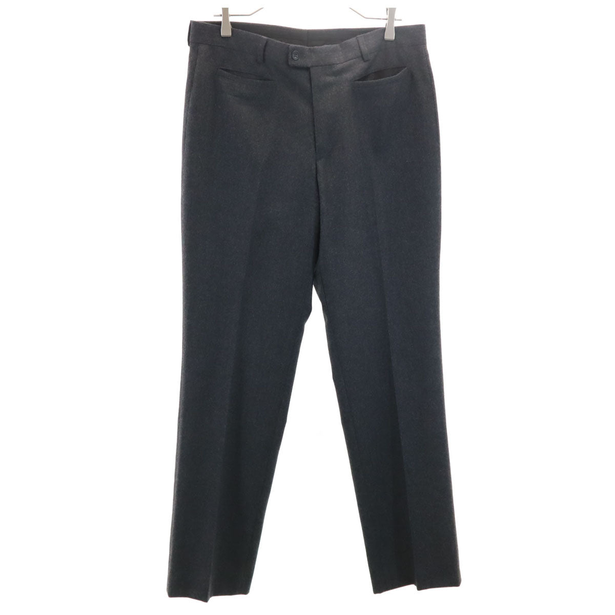 美品 Emporio Armani エンポリオアルマーニ 90s イタリア製 ウール オールド スラックスパンツ 50 グレー メンズ