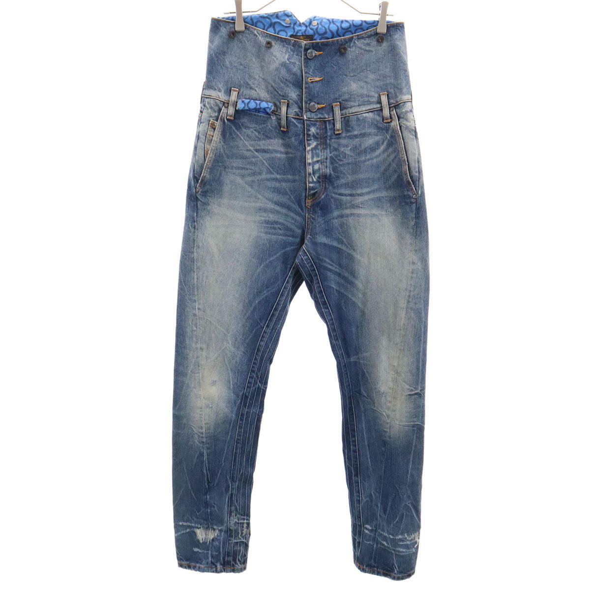 Vivienne Westwood ANGLOMANIA ヴィヴィアンウエストウッドアングロマニア LEE リー コラボ デニムパンツ 26 ブルー ジーンズ メンズ