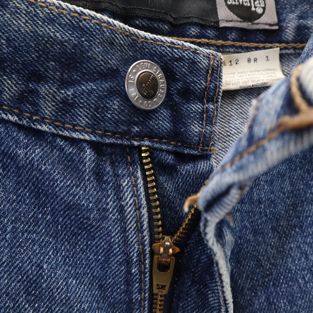 Levi's リーバイス 90s 513 USA製 シルバータブ オールド デニムパンツ w34 ブルー ジーンズ メンズ