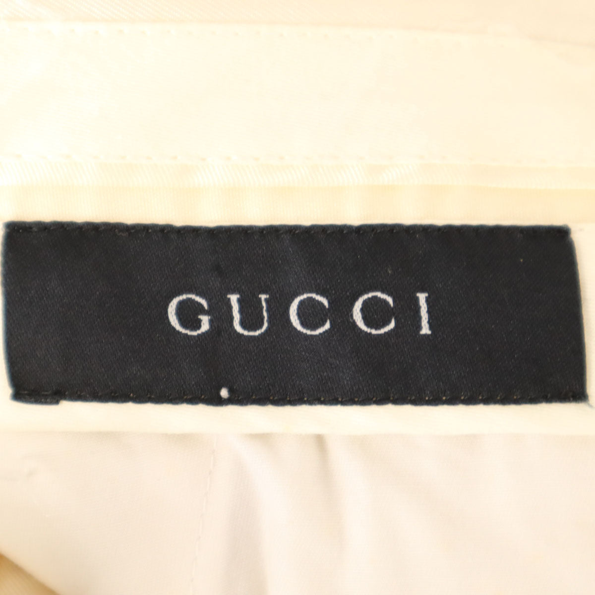 GUCCI グッチ イタリア製 スラックスパンツ 52R ホワイト メンズ