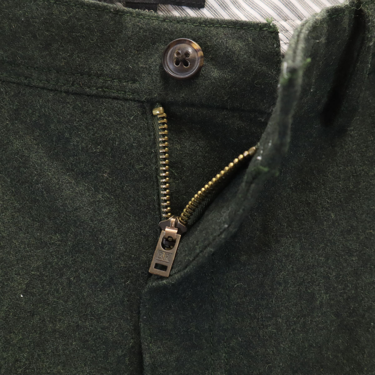 Banana Republic バナナリパブリック ウールブレンド パンツ W34 カーキ メンズ