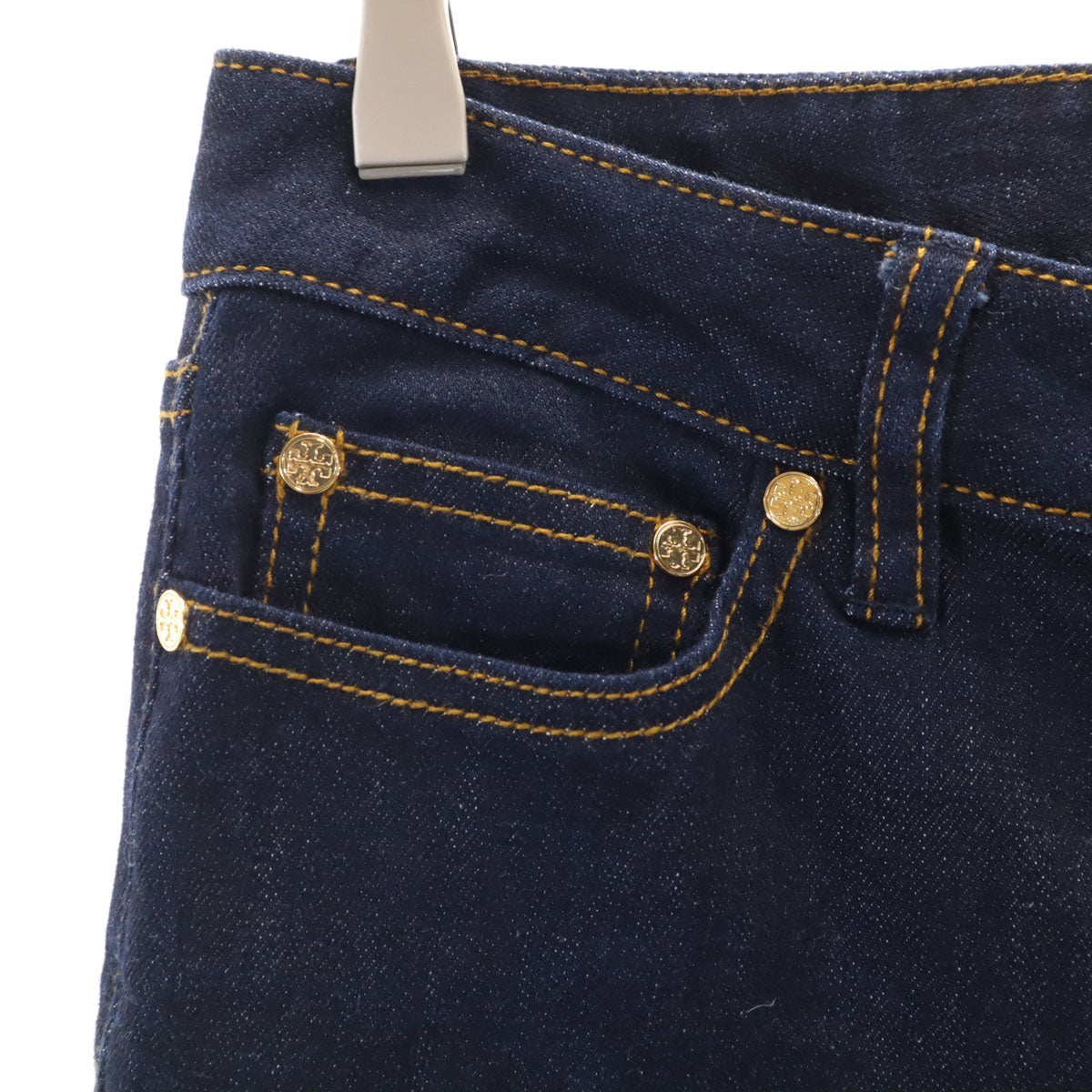 Tory Burch トリーバーチ スーパー スキニーデニムパンツ W26 インディゴ ジーンズ レディース