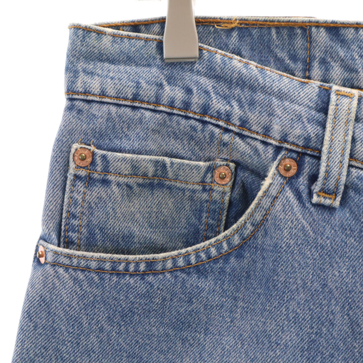 Levi's リーバイス 90s 517 USA製 オールド ブーツカットデニムパンツ W33 ブルー ジーンズ メンズ