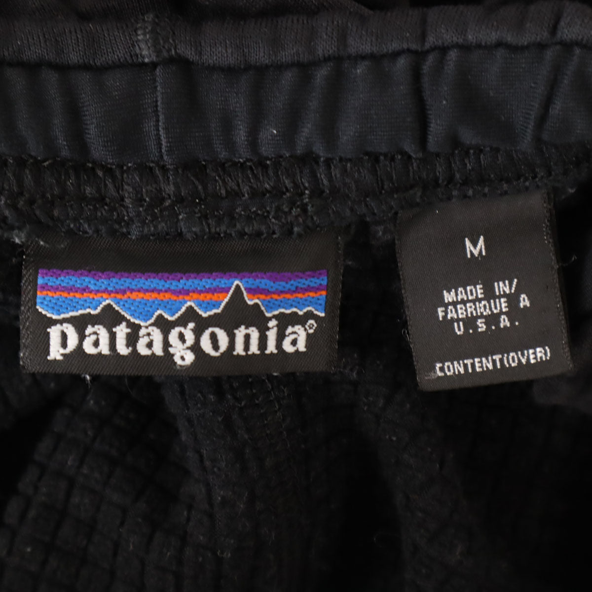 patagonia パタゴニア 2002年 00s USA製 オールド フリース パンツ M ブラック アウトドア メンズ