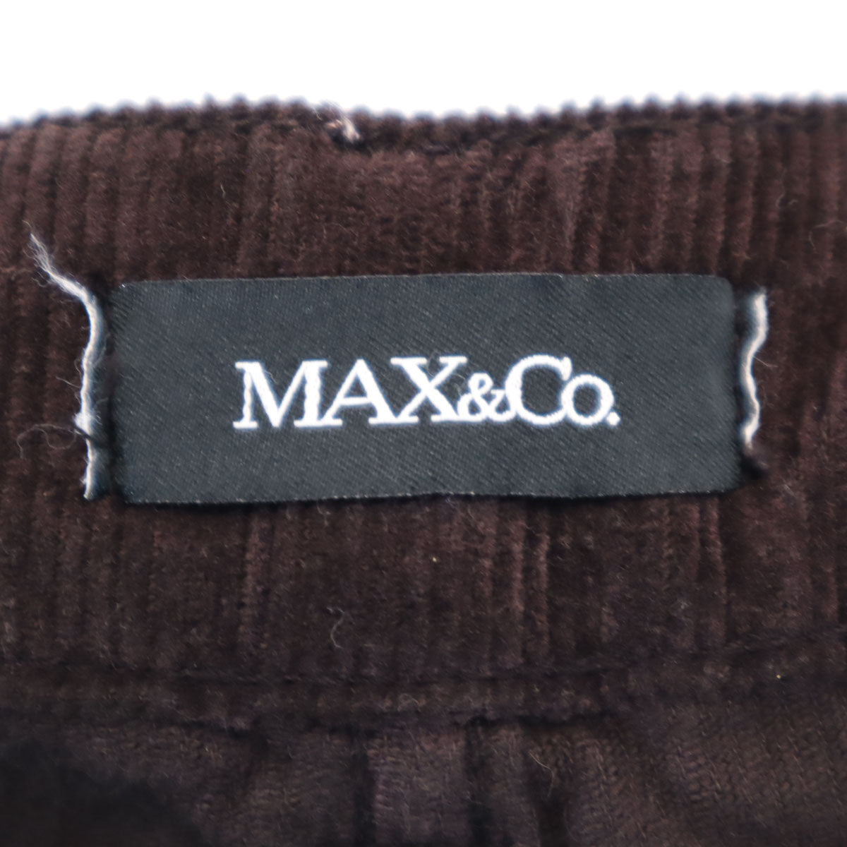 MAX&CO マックスアンドコー コーデュロイパンツ 38 ブラウン レディース