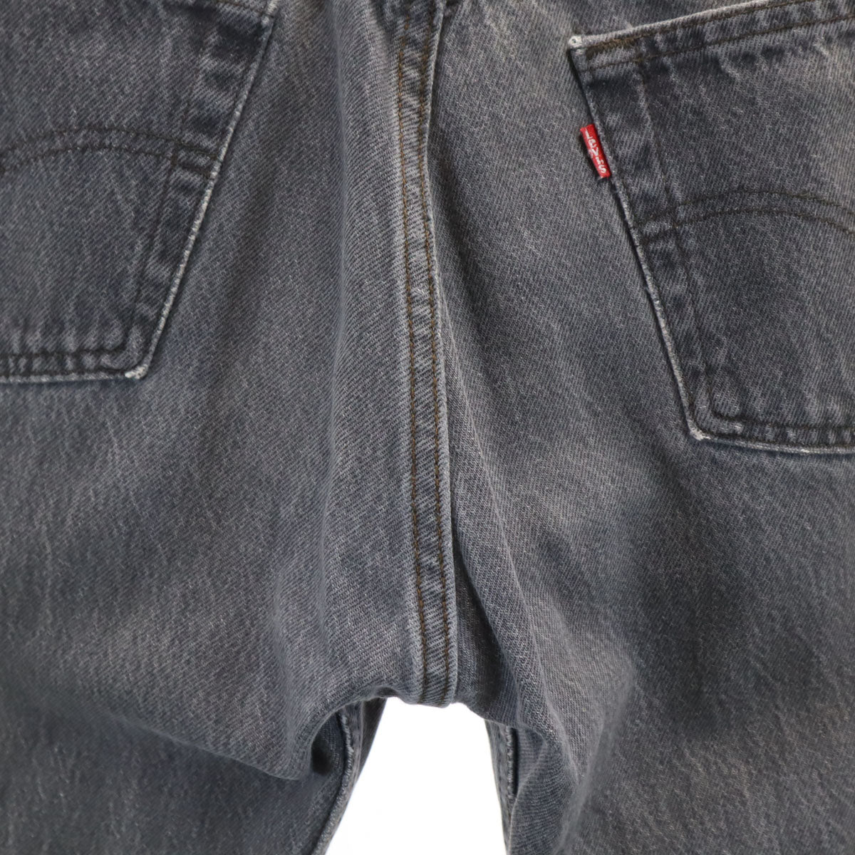 Levi's リーバイス 90s オールド 後染め テーパードデニムパンツ W29 グレー ジーンズ レディース
