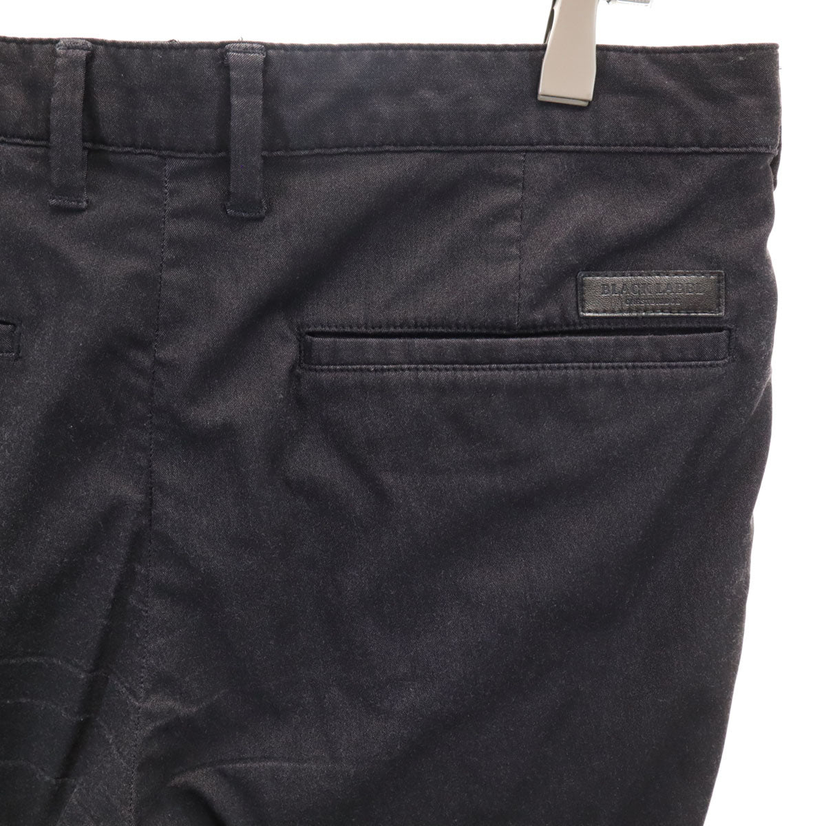 BLACK LABEL CRESTBRIDGE ブラックレーベルクレストブリッジ ストレッチパンツ M チャコールグレー 裏ウォーム メンズ