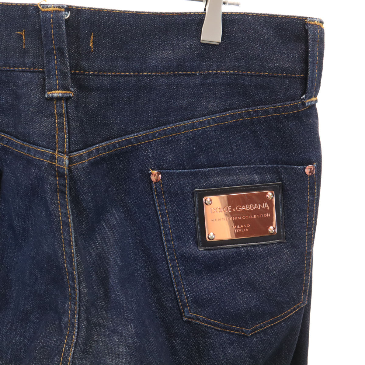DOLCE&GABBANA ドルチェアンドガッバーナ イタリア製 14 CLASSIC ストレートデニムパンツ 50 インディゴ ジーンズ メンズ
