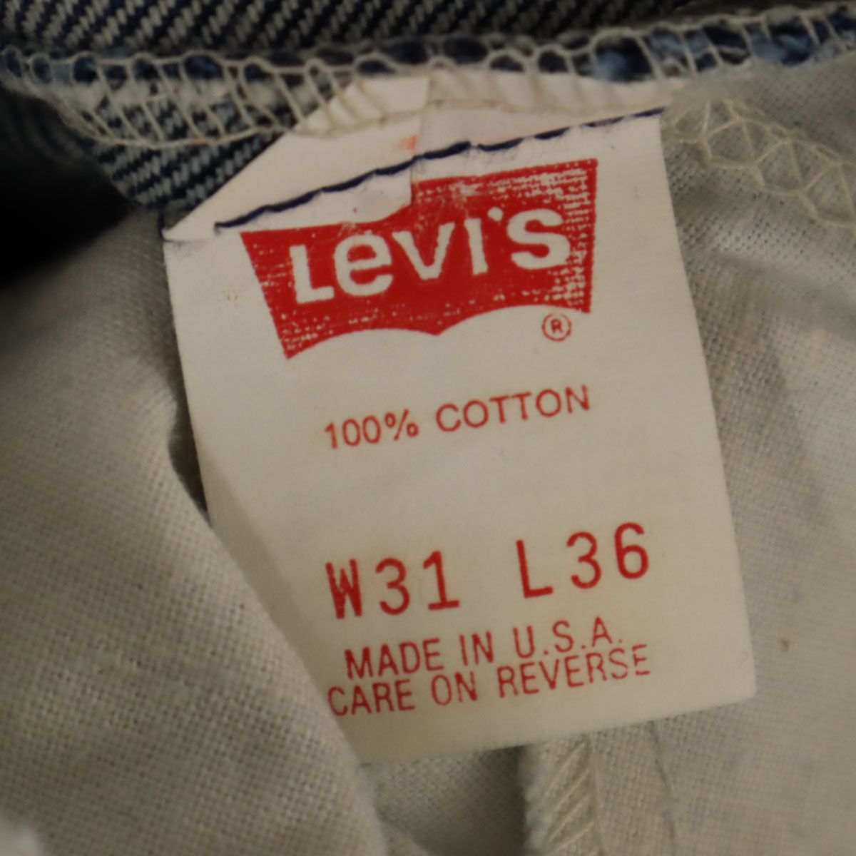 Levi's リーバイス 90s 517 USA製 オレンジタブ オールド ブーツカットデニムパンツ W31 ウォッシュブルー ジーンズ メンズ