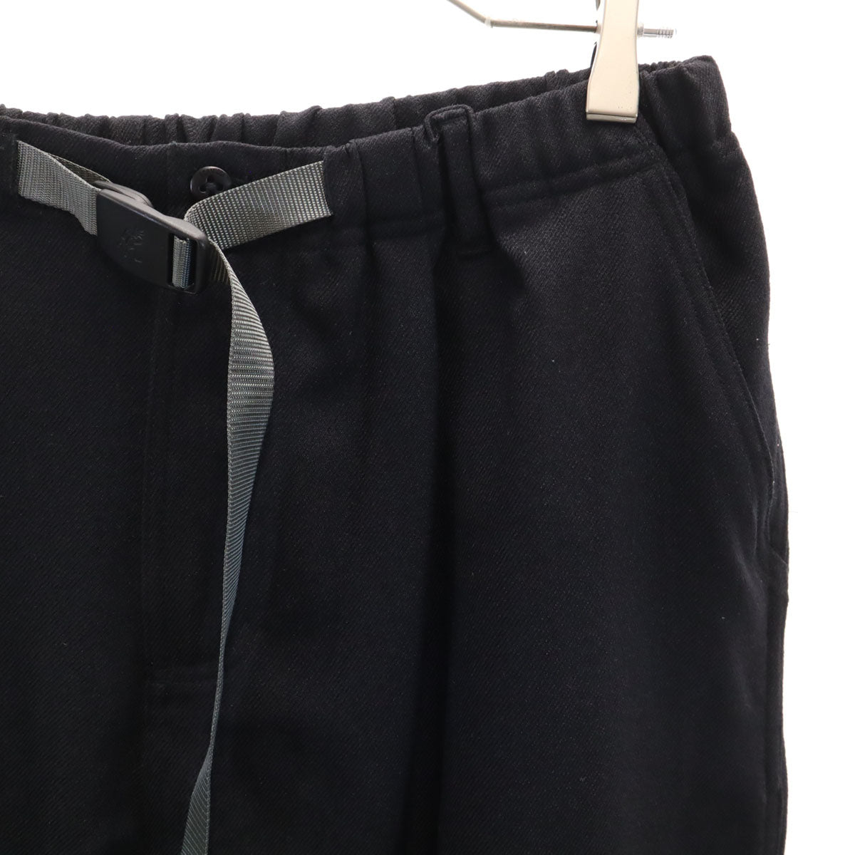 Gramicci グラミチ ウーリーストレッチルーズ テーパードパンツ L ブラック アウトドア メンズ