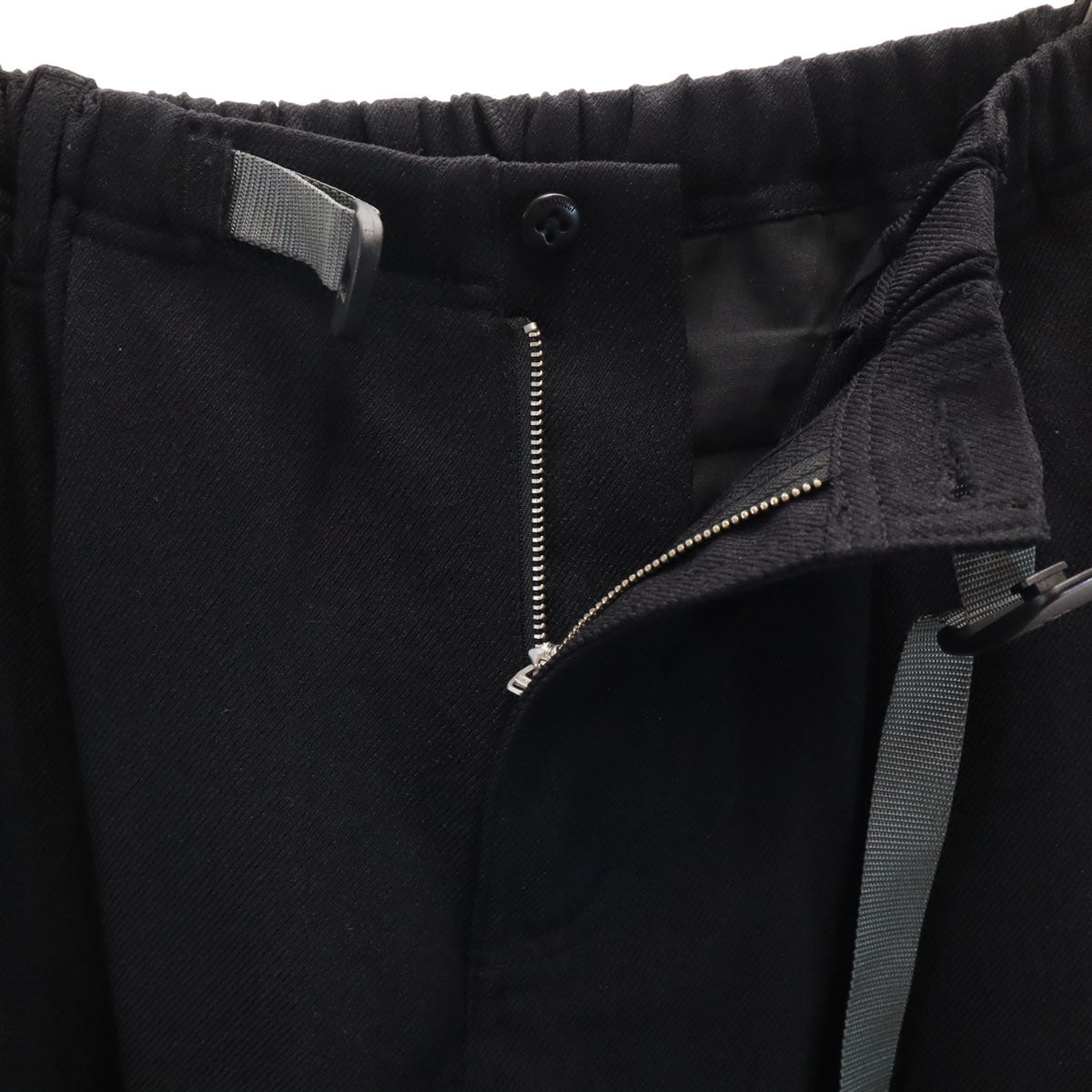Gramicci グラミチ ウーリーストレッチルーズ テーパードパンツ L ブラック アウトドア メンズ