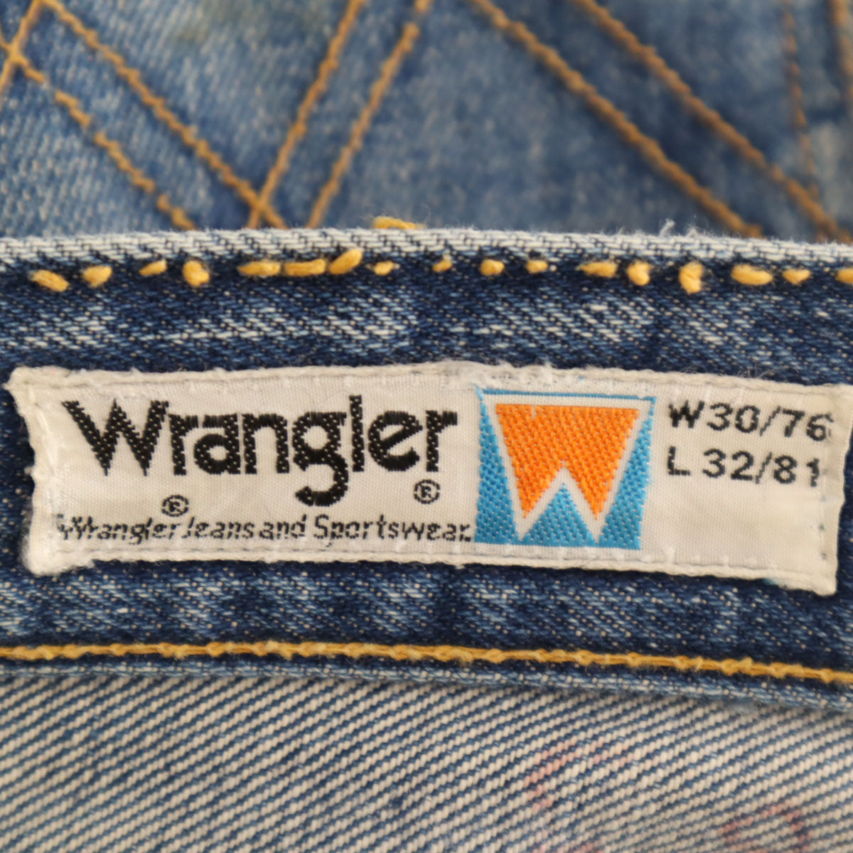 Wrangler ラングラー 70s ヴィンテージ デニムパンツ 30 ブルー ブッシュパンツ メンズ