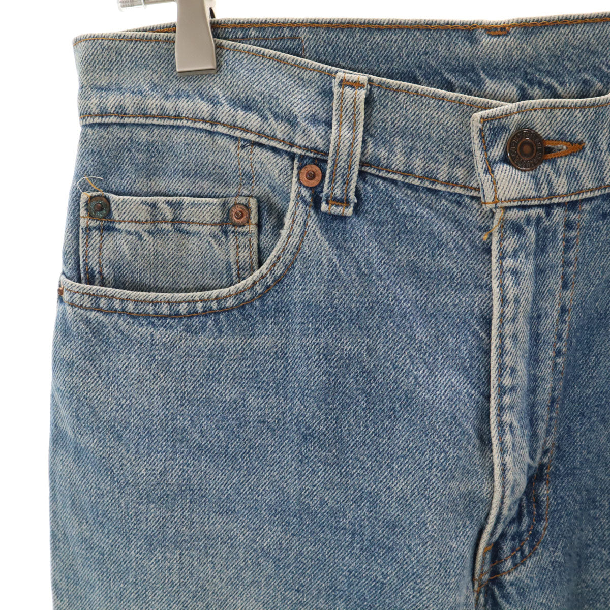Levi's リーバイス 90s 610-0217 USA製 オールド テーパードデニムパンツ W29 ウォッシュブルー ジーンズ レディース