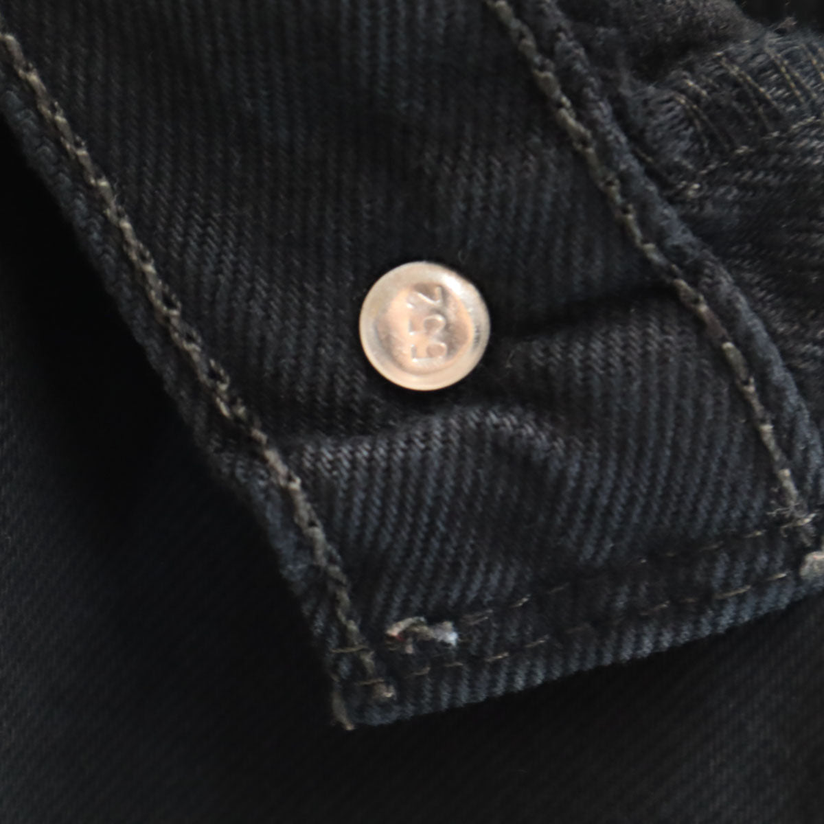 Levi's リーバイス 90s 501 USA製 オールド ストレートデニムパンツ W31 ブラック ボタンフライ ジーンズ 後染め メンズ